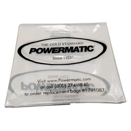 Powermatic Collection Bags, Clear, 20IN Diameter PMCPB-20