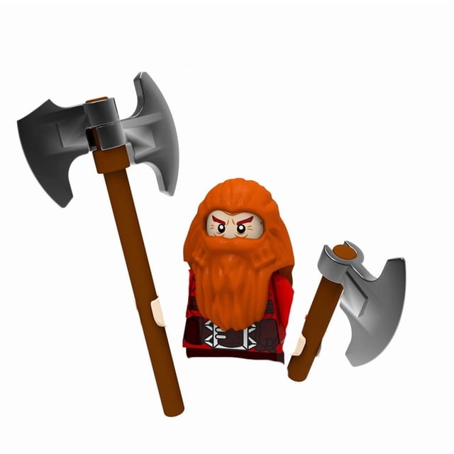 Medieval Warrior Soldier Mini Figure Building Blocks Set, Elf Dwarf Ranger Human Wizard Character Model, DIY Assembled Educational Toy Gift for Kids Boys Girls