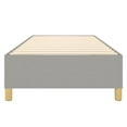 thumbnail image 5 of vidaXL Bed Frame Platform Bed Mattress Foundation Bedroom Furniture Fabric, 5 of 8