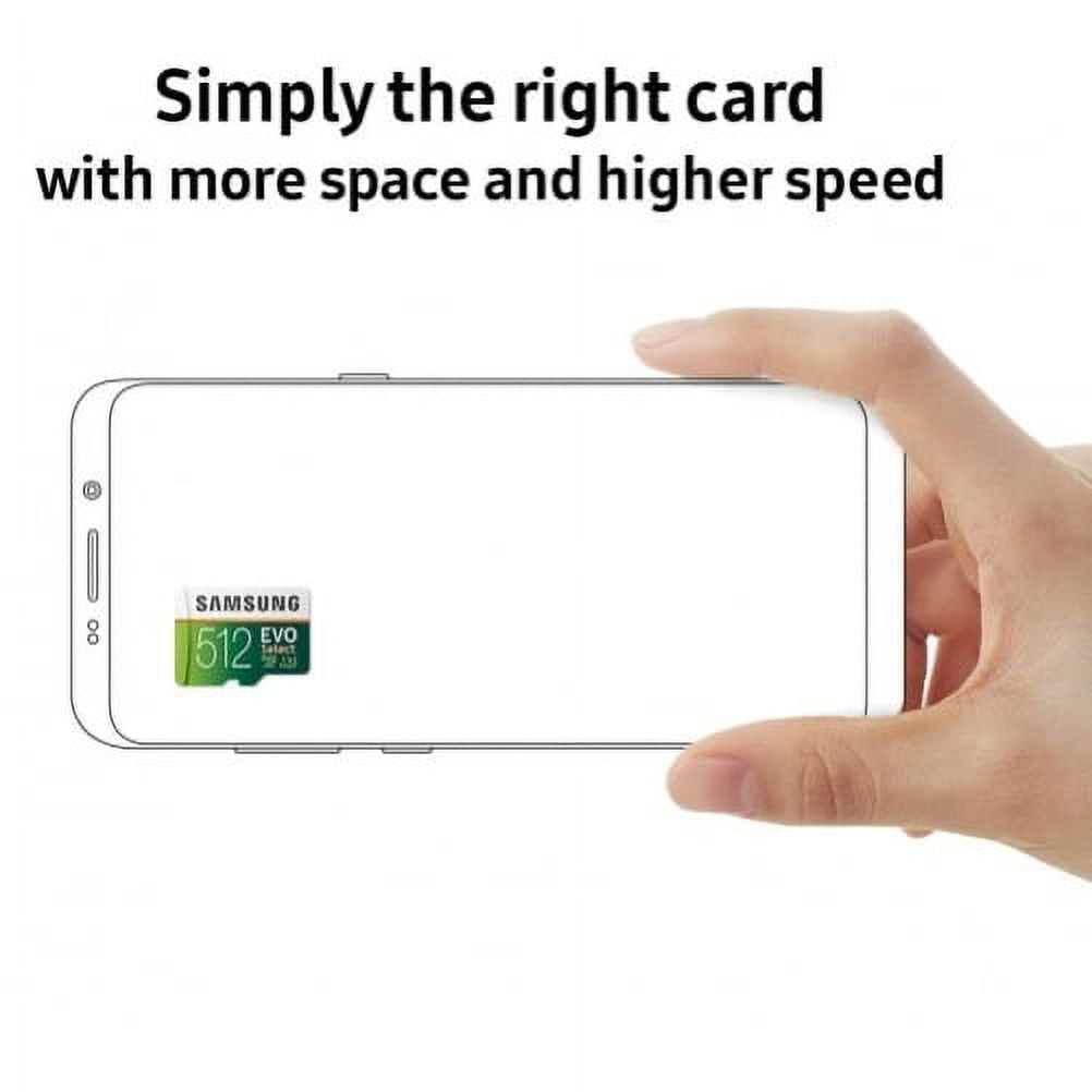 Samsung Evo 512GB Memory Card for Galaxy J7/J5/J3 - High Speed MicroSD Class 10 MicroSDXC P5N Compatible With Samsung Galaxy J7/J5/J3