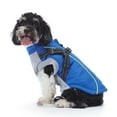 thumbnail image 4 of Winter pet reflective zipper chest back integrated dog cotton jacket dog jacket, 4 of 9