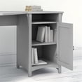 thumbnail image 3 of Pemberly Row Contemporary 55W Corner Desk with Storage in Cape Cod Gray, 3 of 7