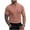 Pink, variant on Henley Shirts for Men Short Sleeve, Grandad Collar Collarless Shirts for Men 2 Button Waffle T-Shirts Solid Color Summer Beach Henley T Shirts Vintage Plain Casual Shirts Size S-3XL