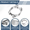 thumbnail image 4 of Uxcell Collier de Serrage en T 140-150mm (5.5 - 5.9 Pouces) Acier Inoxydable 304 Double Tête Réglable pour Radiateur d'Admission pour Automobile Plomberie Intercooler Industriel Tuyaux, 4 of 6