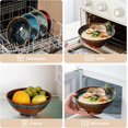 thumbnail image 5 of 8 Inch Ceramic Ramen Bowl Set of 2, 40oz Japanese Bowls with Spoons & Chopsticks,Durable,Microwave & Dishwasher Safe,Perfect for Ramen,Pho,Salad,Soup,Noodles，Mixing bowls（Verdigris Green）, 5 of 8