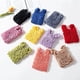 thumbnail image 2 of 1 Uds bolsa elástica mágica bolsa plisada, portátil reutilizable de gran capacidad retráctil bolsas de compras ecológicas bolsa de comestibles de frutas y verduras oso de fresa Hogar, 2 of 5