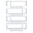thumbnail image 4 of Reid 4-tier Open Back Bookcase White, 4 of 7