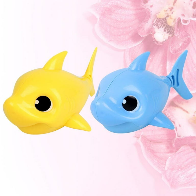 Baby Bath Toy Water Spray Net Fishing Shark Children's Animal Pinch Music  Floating Play Water Toy