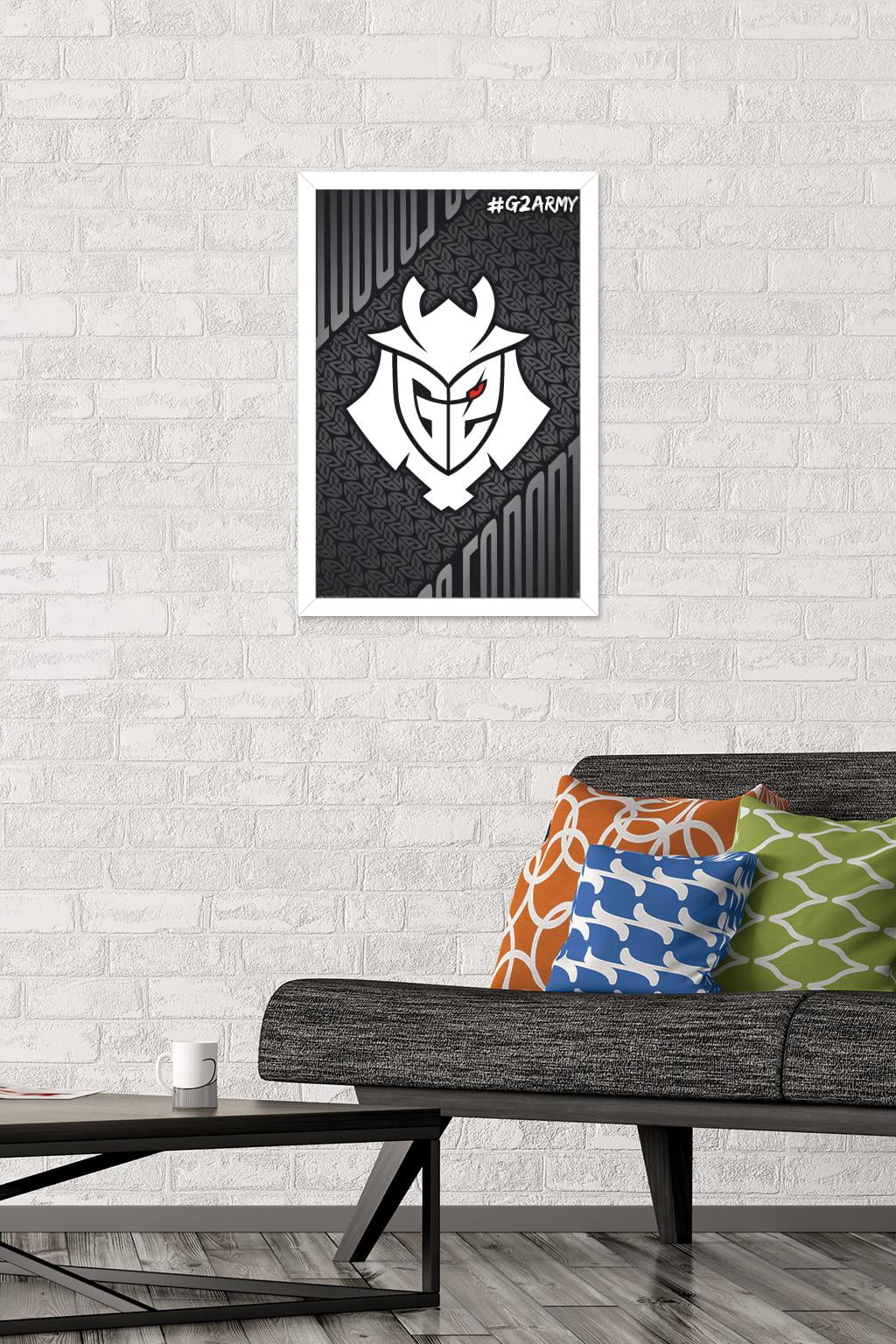 G2 Esports - G2 Army Wall Poster, 14.725" x 22.375" Framed