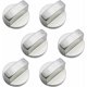 thumbnail image 1 of Perillas de control de metal universales de 6 piezas Perilla de estufa de gas 6 mm Univers, 1 of 5