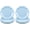 Blue, variant on 30 Pcs Paper Plates 7 In Ivory Party Plates Scalloped Paper Plate Cute Disposable Cake Plate for Baby Shower, Bridal Shower, Birthday, Wedding