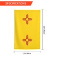 thumbnail image 3 of Bandera de Nuevo México para jardín, 30 x 45 cm, doble cara, para exteriores, decoración de interiores y estilo rústico., 3 of 7