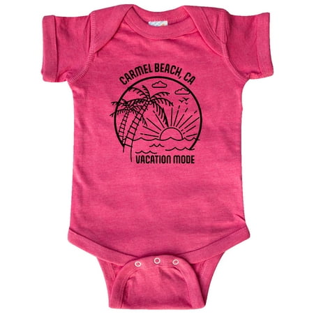 

Inktastic Summer Vacation Mode Carmel Beach California Gift Baby Boy or Baby Girl Bodysuit