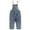 LightBlue-2775, variant on KIDSCOOL SPACE Baby Girls Denim Overalls, Cardigan Style Jeans Workwear,Blue,9-12 Months