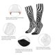 thumbnail image 3 of Fotbe Optical Zebra Illusion Calcetas Divertidas Estampadas para Hombre y Mujer, Calcetas de Algodón hasta la Rodilla para Caminar, Correr, Enfermería y Embarazo, 3 of 6
