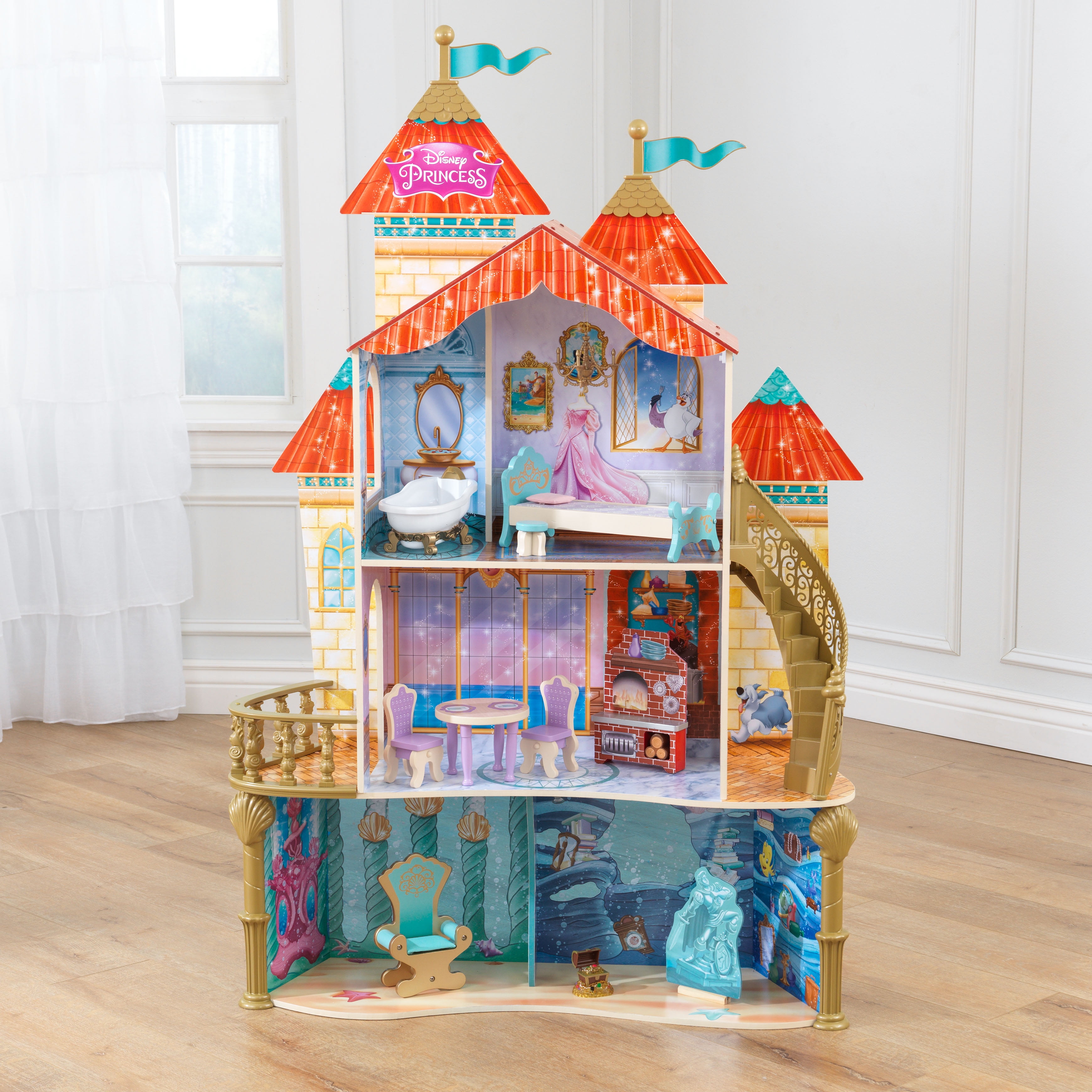 mermaid toy house