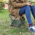 thumbnail image 3 of Outdoor Portable Bench Small Camping Stool Portable Outdoor Folding Chair Fishing Stool Portable Backpack Seat Bag, 3 of 8