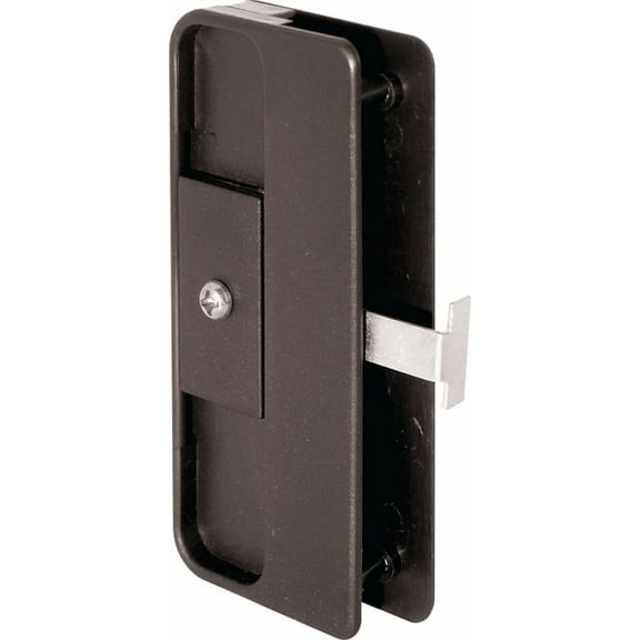 Black Plastic Mortise Style Screen Door Latch and Pull, Jim Walters