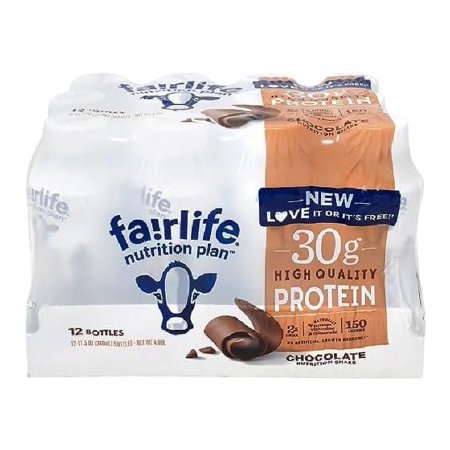 Fairlife Nutrition Plan High Protein Chocolate 30g Shake,Gelatin Free,11.5fl.oz,(12 Pack) - PACK OF 1