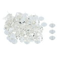 thumbnail image 1 of Tachiuwa 100/pack Blank Stud Earring Cabochon Setting Base Post Findings 8mm, 1 of 9