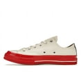 thumbnail image 2 of Converse Unisex Chuck Taylor All Star 70 Ox Comme des Garcons PLAY Egret Red Midsole Shoes, from StockX, 2 of 5