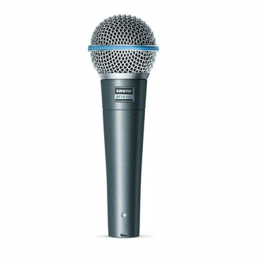 BETA 58A Vocal Microphone - Single Element Supercardioid Dynamic Mic for Stage and Studio