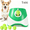 Green, variant on Tstiti Automatic Dog Ball Launcher with 3 Distance Settings, Includes 3 Mini Tennis Balls, Interactive Indoor Outdoor Dog Toy, Green