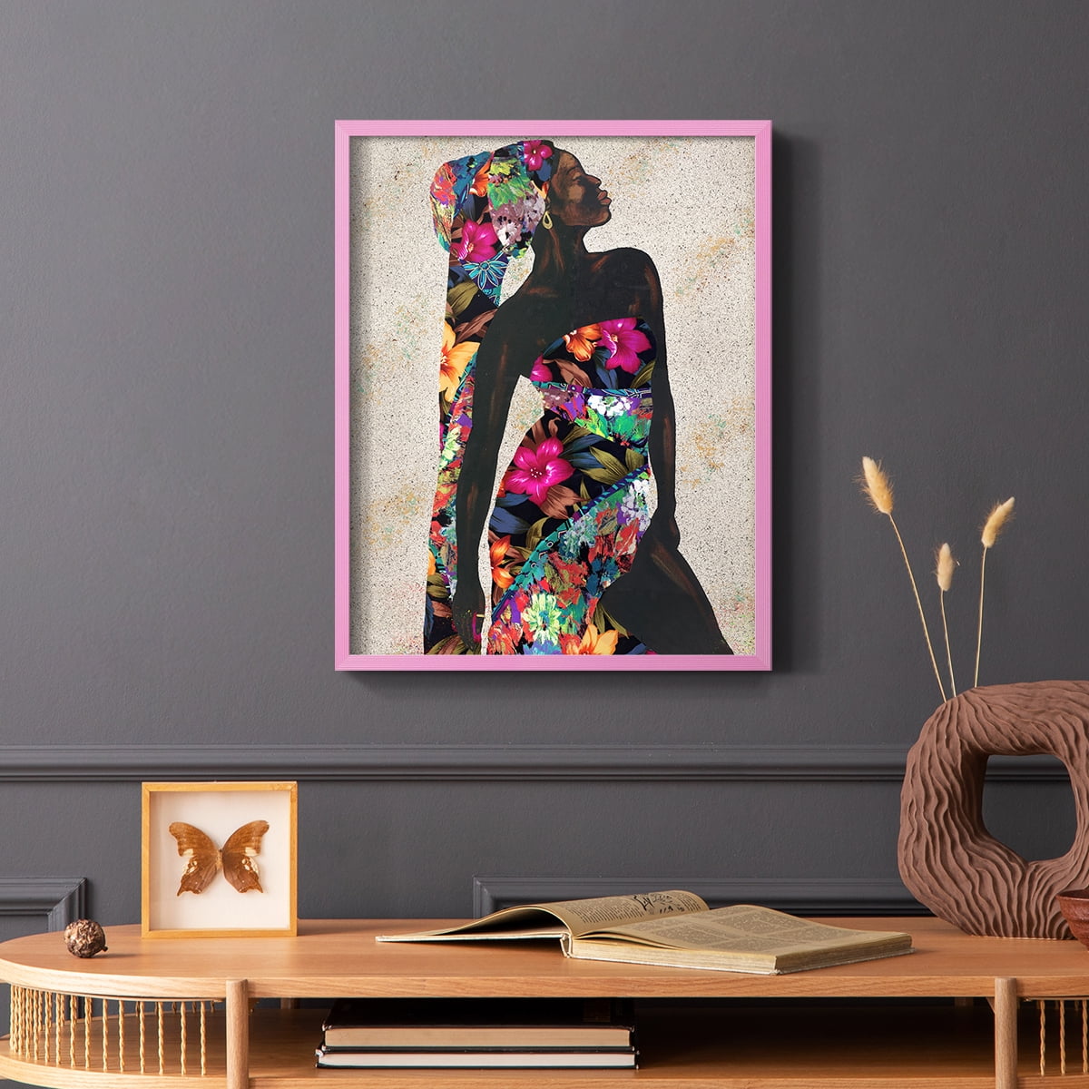 Woman Strong I Framed Print - Solid Wood in Single Picture Frame Solid Wood 2 Framed Print