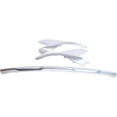 thumbnail image 5 of Front Bumper Skid Plate Molding Deflector Silver Replacement for Hyundai Santa Fe 2021-2023 86577-S1600 86578-S1600 86579-S1600, 5 of 6