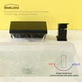 thumbnail image 5 of 8 in. Bathroom Faucet Widespread Single Handle with cUPC Hose in Matte Black, 5 of 9