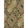 thumbnail image 1 of Ahgly Company Machine Washable Indoor Rectangle Transitional Metallic Gold Area Rugs, 7' x 10', 1 of 7