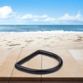 thumbnail image 4 of Scuba Diving D Ring Weight Belt Keeper D-Ring Backpack Stopper Buckle 6mm Black, 4 of 9