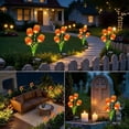 thumbnail image 4 of Solar LED Flower Lamp Outdoor Garden Light Sunflower Decor Waterproof Solar Powered Auto On Off Easy Install Stake Design, Weather Resistant Decor, for Yard Garden Patio Walkway Events, 4 of 6