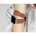 thumbnail image 5 of WFEAGL iWatch Band Leather Double Tour Replacement Band 38mm 40mm Brown/Rose Gold, 5 of 8