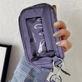 thumbnail image 5 of The Iris' Wallet 2nd Gen, The Iris Pouch Wristlet, Wristlet Wallets for Women, Upgrade Iris Wallets For Women, Zippered Card Case With Id Window/Hand Strap, Iris Wallet 2.0, Wristlet Wallet (Purple), 5 of 6