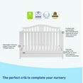 Graco Solano 4in1 Convertible Crib with Drawer in White