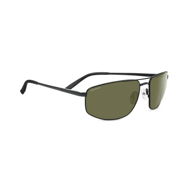 Serengeti Modugno 64mm Rectangle Polarized 555nm Sunglasses (Matte ...