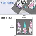 thumbnail image 7 of Coolnut Easter Gnome Cloth Napkins Set of 6, Oversized Washable Reusable Polyester Dinner Table Napkins for Family, Restaurant, Party Decor, 20 x 20 Inch, 7 of 7