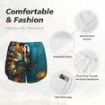 thumbnail image 4 of Xecao Elegant Butterfly And Flowers for Double-layer Running Short for Women, Perfect for Gym, Tennis, and More, Featuring a Convenient Pocket-Medium, 4 of 7