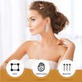 thumbnail image 4 of 12pcs Butterflies Hair Pin Delicate Bridal Hairpin Elegant Wedding Hair Accessory, 4 of 8