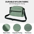 thumbnail image 4 of WATERFLY Unisex Large Capacity Multiple Pockets Travel Cross-Body Shoulder Bag,Green, 4 of 7