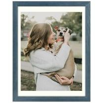 Golden State Art 1-Opening 12 x 16 Inch Matted to 11 x 14 Inch Wall Mounting Picture Frames, Blue, 1 Pack