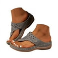 thumbnail image 3 of DAFEI Sandales pour Femmes Sandales de Plage Sandales de Plage pour Dames Chaussures Compensées d'Été Pantoufles pour Femmes Sandales Bohèmes Chaussures Mode, 3 of 5