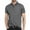 Dark Gray, variant on FhsagQ Men's Shirts Cotton Shirts for Men Long Leg Mens Printing Lapel Zipper Short Sleeve Shirt Casual Fashion Shirt Jacket Mens Shirts Tops Cotton 3X Men Shirts Hole Dark Gray S
