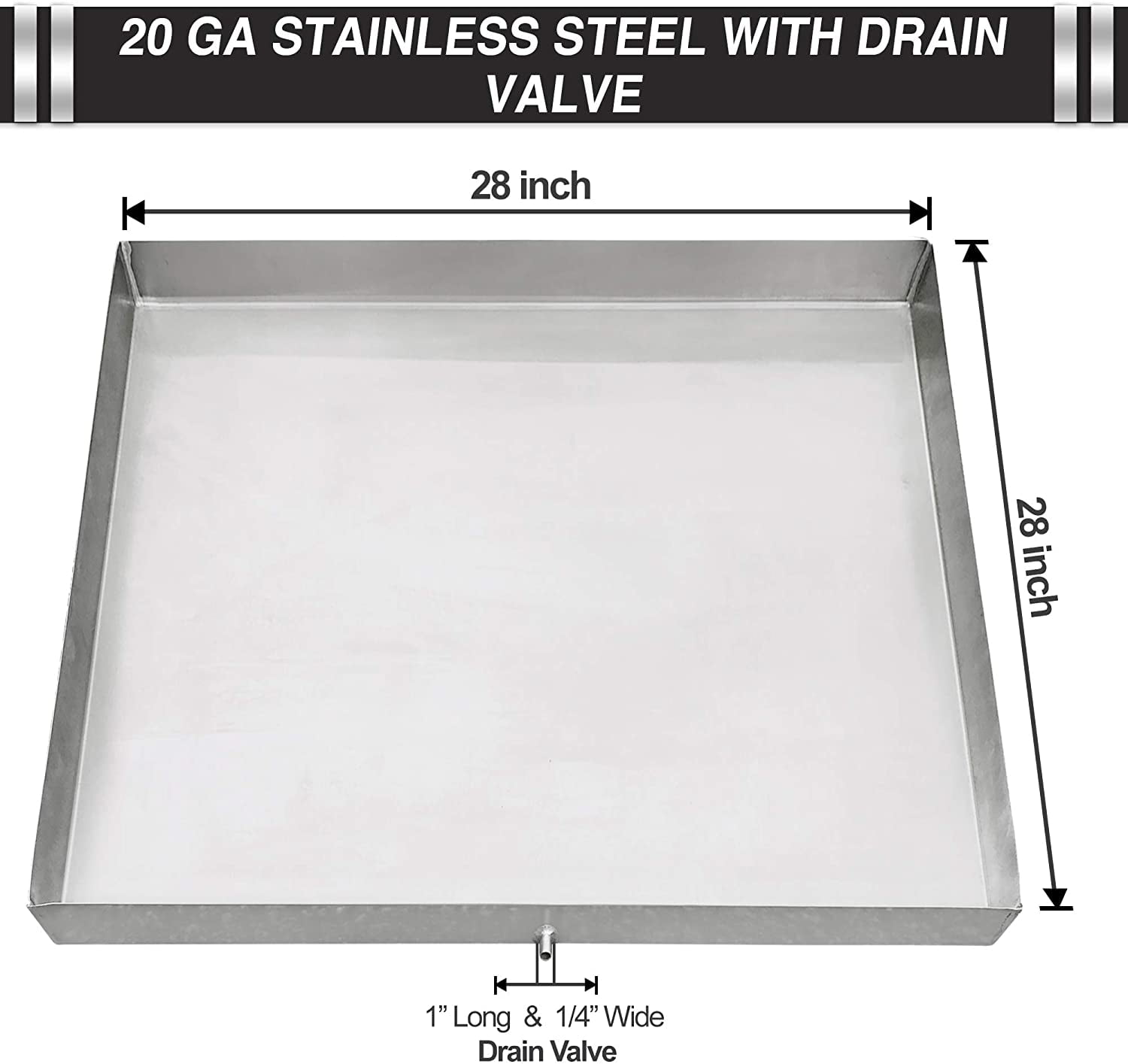 NoRust Stainless Steel Washing Machine Drip Pan Avoid Water Damage & Mold Washing Machine