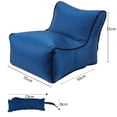thumbnail image 4 of Adorable asiento infble para , sofá, sofá para acurrucarse, juguete, bolsa de frijoles, dormitorio para , decoración de juegos Azul Baoblaze Cubierta del sofá del asiento para niños, 4 of 4