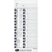Time Clock Cards For Lathem Time E Series, One Side, 4 X 9, 100/pack | Bundle of 5 Packs