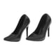 thumbnail image 3 of Zapatos de tacón alto de aguja con punta puntiaguda para mujer, escala 1/6, 3,5 cm Negro, 3 of 9