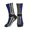 2 Black-2, variant on Mens Crew Socks Womens Retro Thin Blue Line Flag Workout Training Athletic Socks