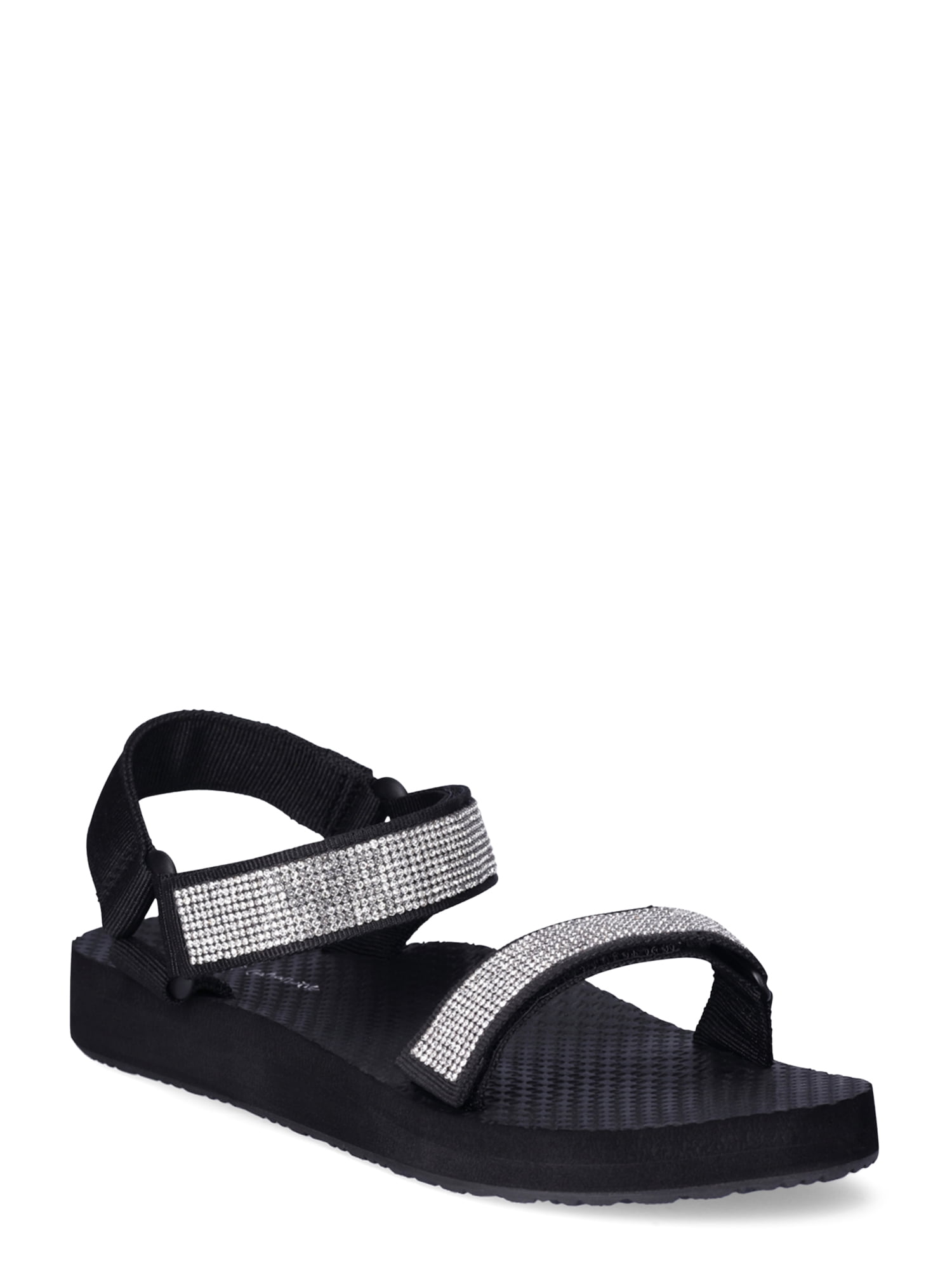 Time and Tru Women's Bling Nature Sandals, Sizes 6-11